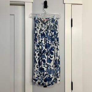 Vintage Y2K Juicy Couture smocked Modal strapless dress